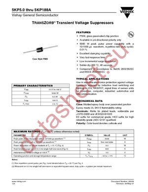 5KP10A-E3/4 datasheet  